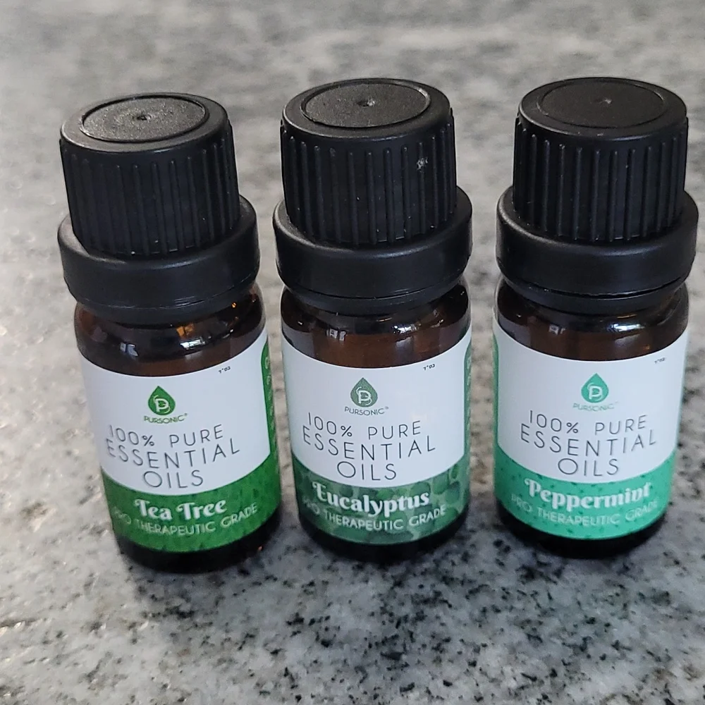 PurSonic Set of 3 Essential Aromatherapy Oils